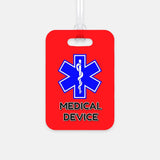 Medical Device Luggage Tag