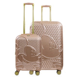 Disney Mickey Mouse Rolling Suitcases 2 Piece Set Rose Gold