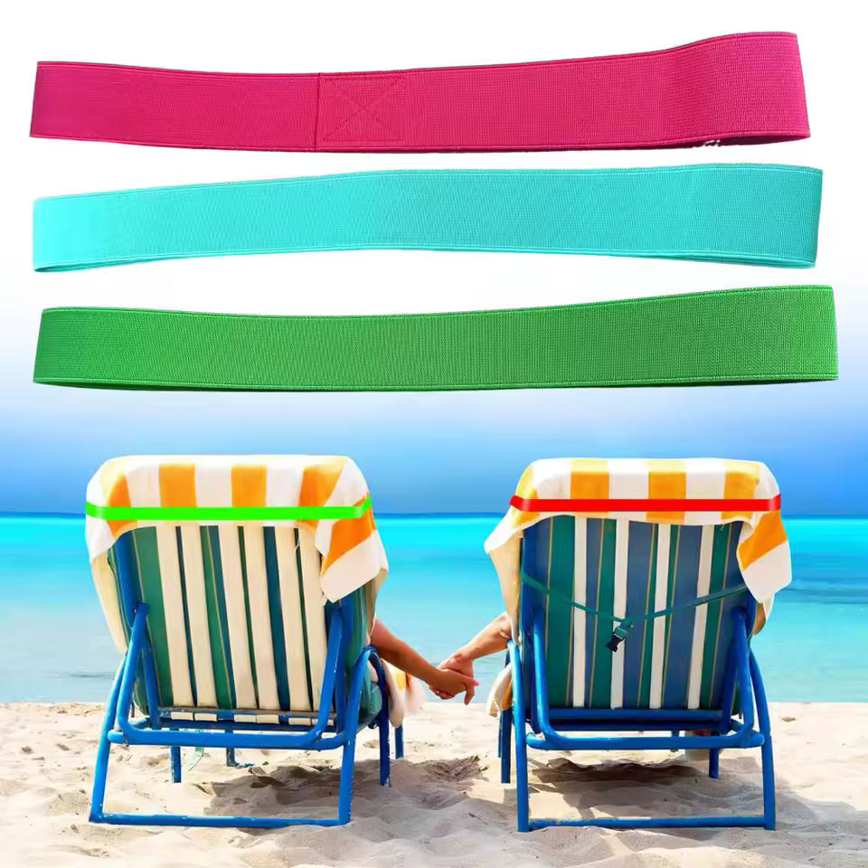 Towel Band for Beach, Pool, and Lawn Chairs