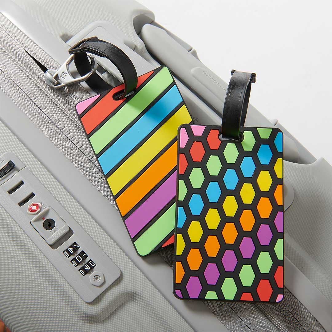 Luggage Tags - Rubberized - 2 pack by Talus