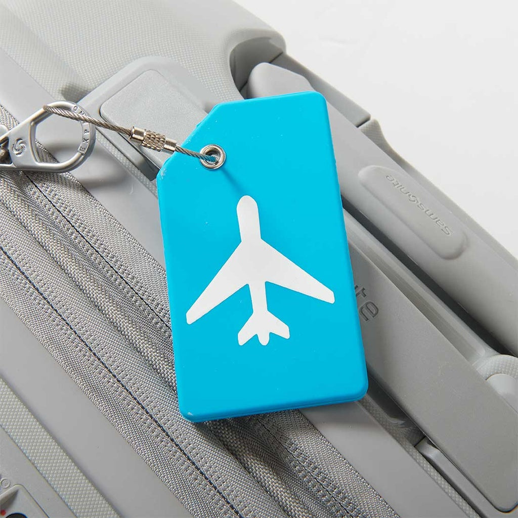 Luggage Tags - Silicone - Airplane - 2 pack by Talus