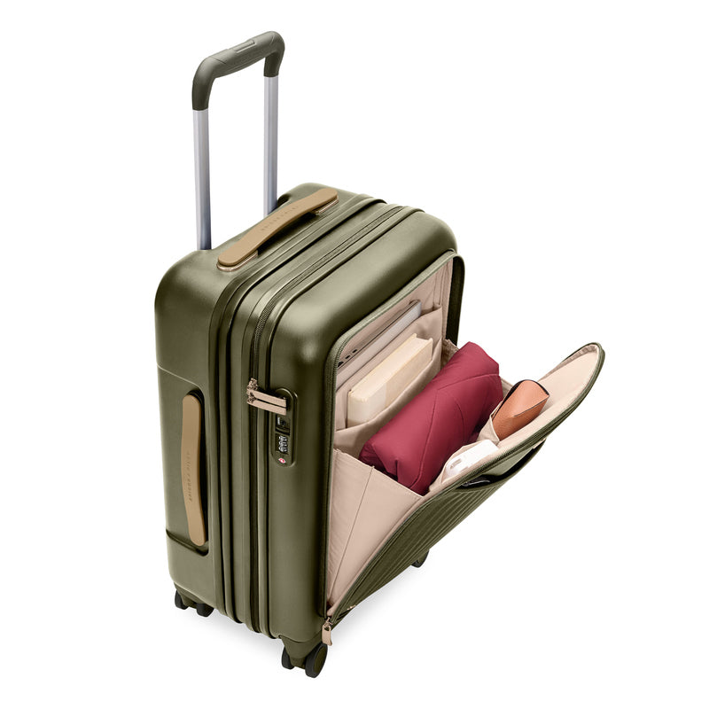 22" Front Pocket Carry-On Hard Side Expandable Spinner -  SU322FCXSP