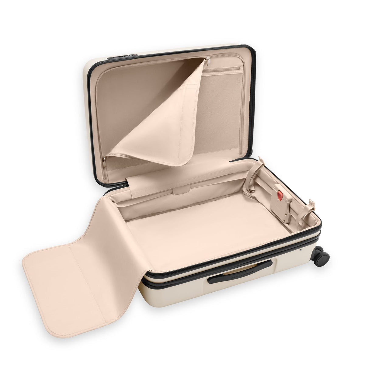 Briggs & Riley Sympatico Medium Checked Expandable Spinner in Ivory