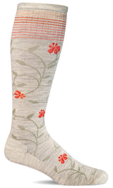 Women's Full Sun | Moderate Graduated Compression Socks | Wide Calf Fit by Sockwell