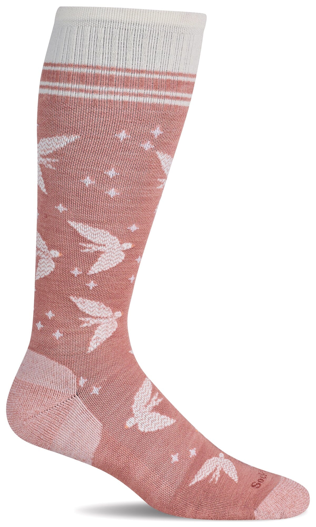 Women's Love Dove | Moderate Graduated Compression Socks | Wide Calf Fit by Sockwell