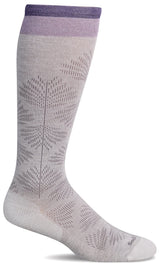 Women's Full Floral | Moderate Graduated Compression Socks | Wide Calf Fit by Sockwell