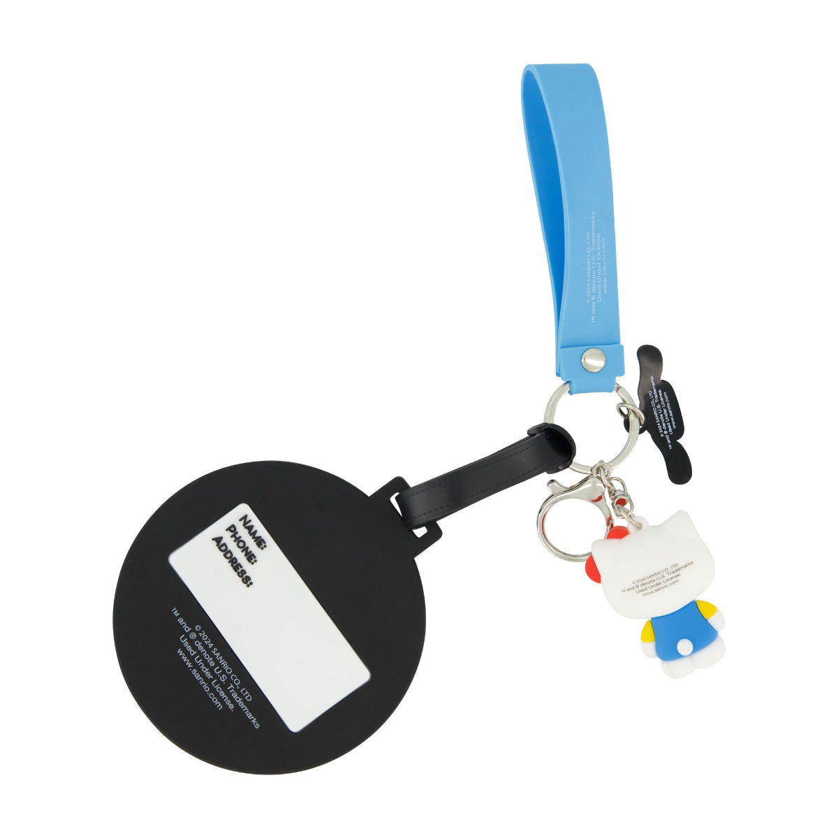 Sanrio Hello Kitty & Cinnamoroll Blue Luggage Tag & Lanyard Set