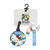 Sanrio Hello Kitty & Cinnamoroll Blue Luggage Tag & Lanyard Set