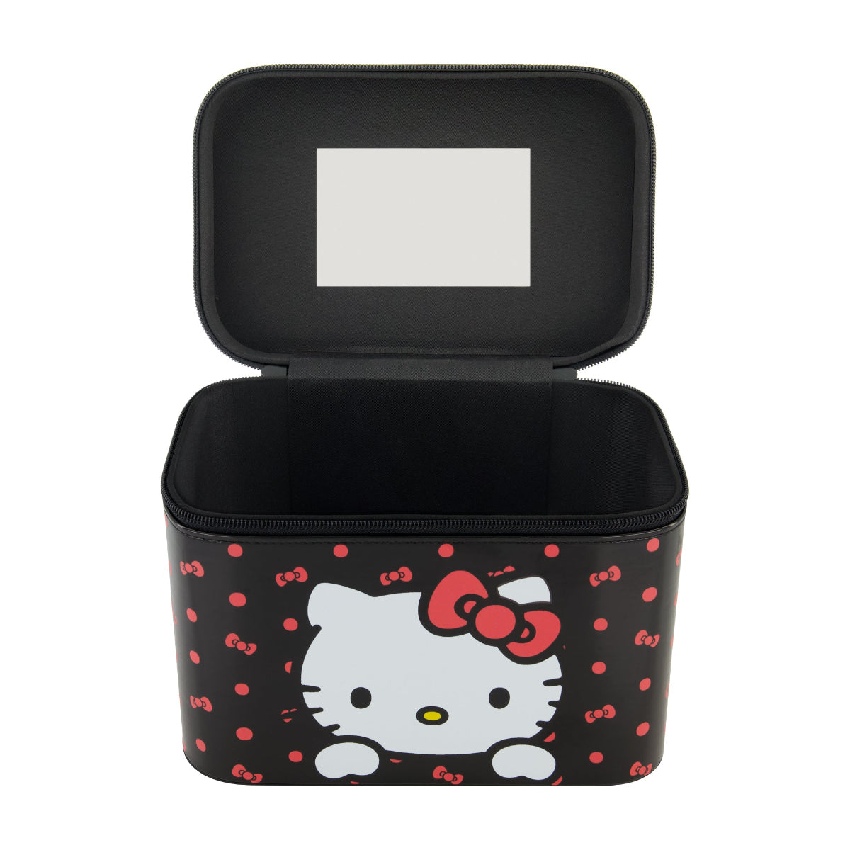 Sanrio Hello Kitty Black Cosmetic Case with Mirror