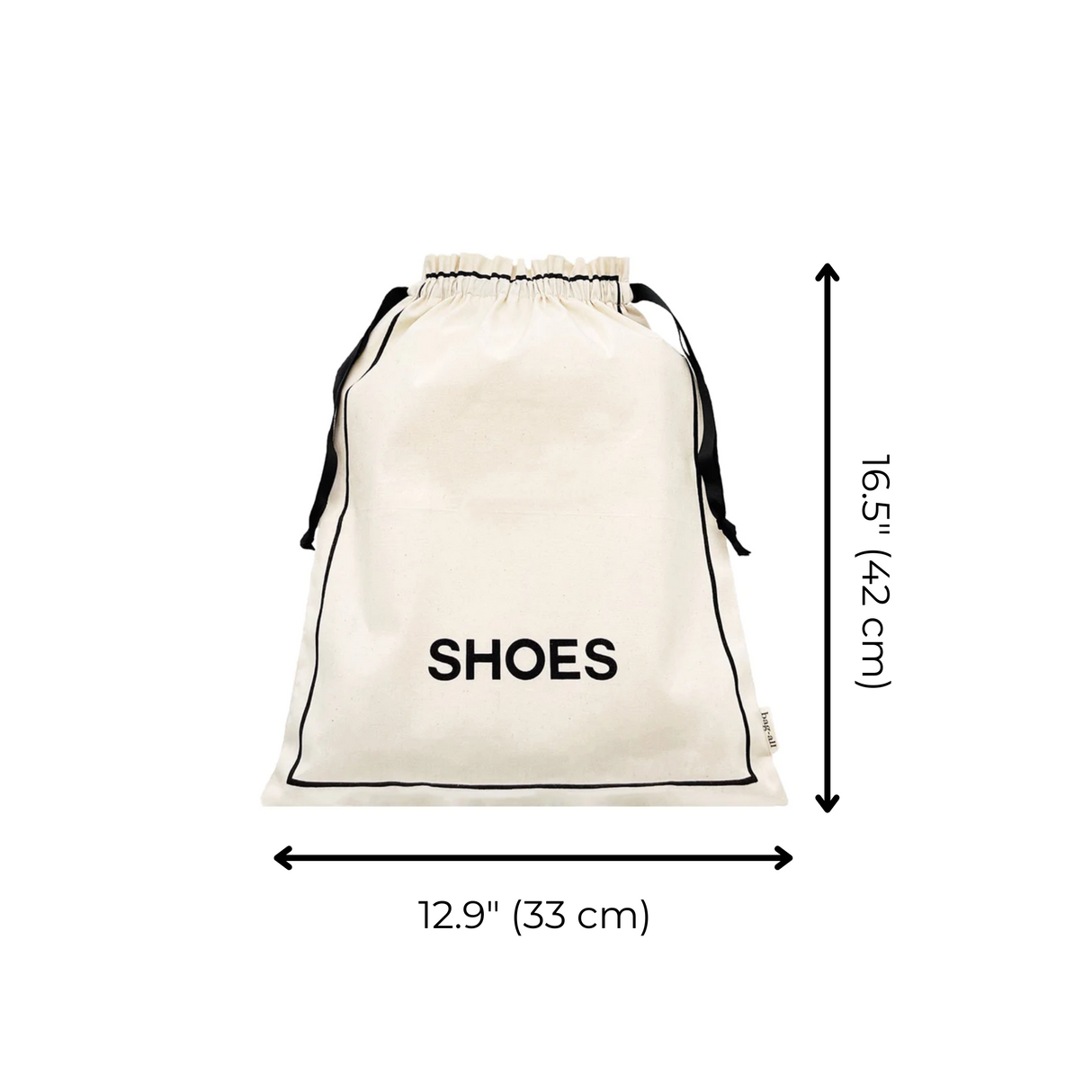 Couture Shoe Travel Bag – Cream