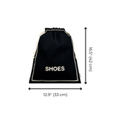 Couture Shoe Travel Bag – Black