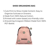 Couture Shoe Travel Bag – Pink/Blush