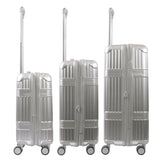 Martha Stewart The Bedford 3-Piece Hardcase Luggage Set
