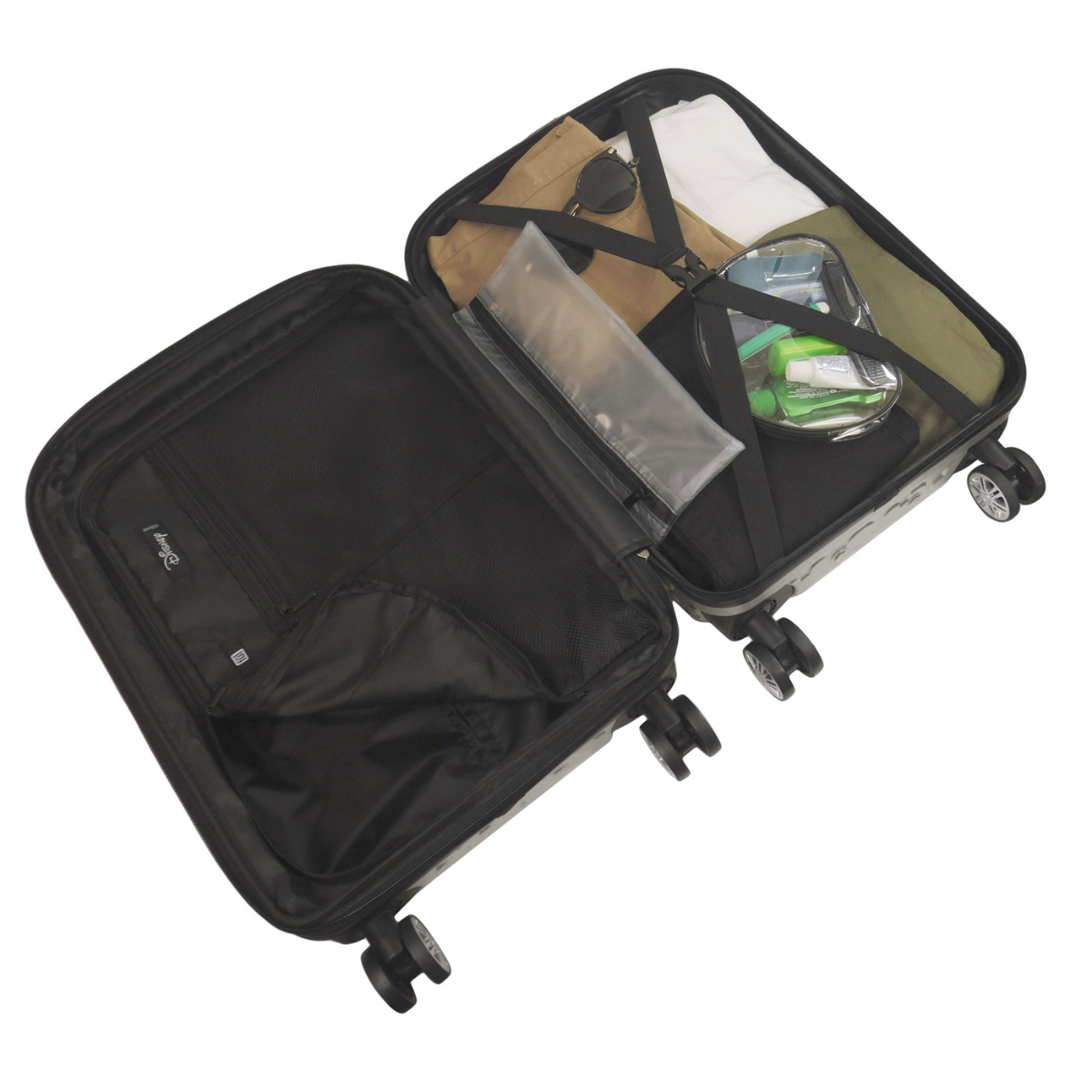 Disney Ful Mickey Mouse Icon All Over 3D Molded 22.5" Carry-on Luggage