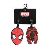 Spiderman 2-Piece Red Luggage Tag Set