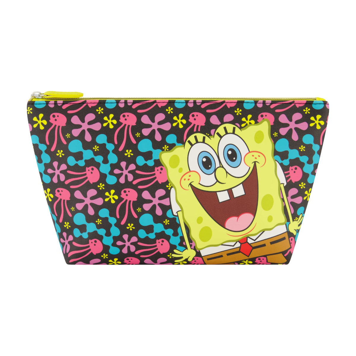 SpongeBob Jellyfish Fields Yellow Cosmetic Bag