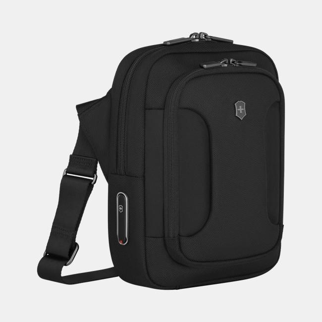 Werks Traveler 7.0 Crossbody Bag with Tablet Compartment by Victorinox, Compact Organizer