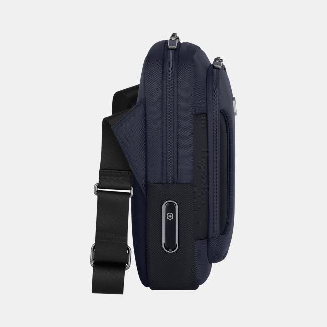 Werks Traveler 7.0 Crossbody Bag with Tablet Compartment by Victorinox, Compact Organizer