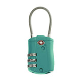 TSA Accepted Combination Cable Lock, Teal by Talus