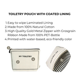 Toiletry Travel Gift Set Deal 4-Pack, Cream