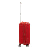 True Religion 22.5" Big Logo Red Hard-Sided Checkered Carry-On Luggage