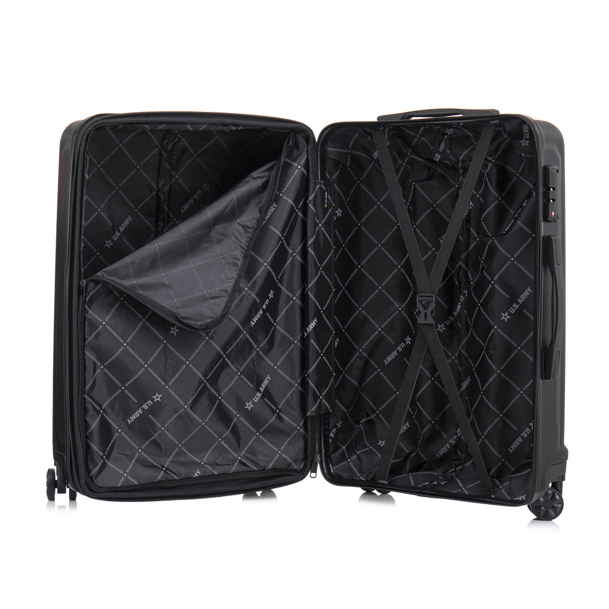 U.S. ARMY FOX PRO 28" Expandable Large Suitcase with TSA Lock