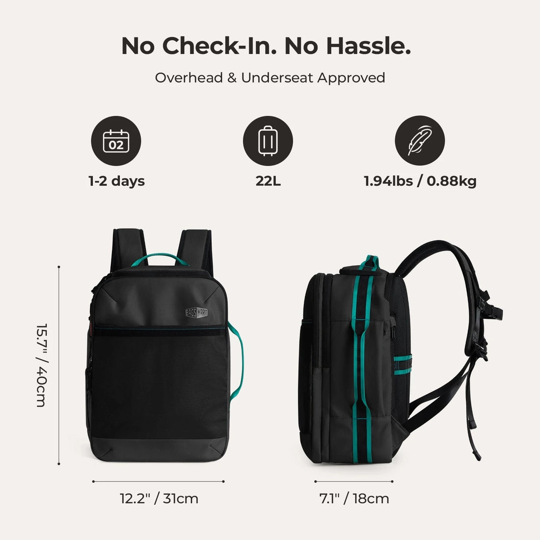 Blast Elite 22L Backpack by Bagsmart