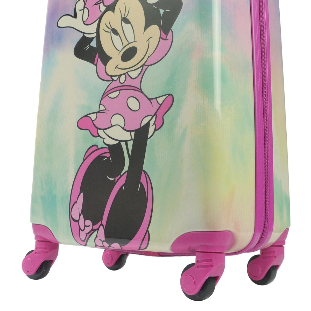 Equipaje giratorio de 21" para niños en colores pastel de Minnie Mouse de Disney