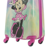 Equipaje giratorio de 21" para niños en colores pastel de Minnie Mouse de Disney