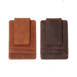 The Walden | Handmade Leather Front Pocket Wallet with Money Clip