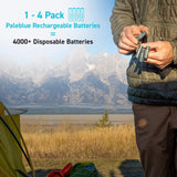 AAA 4-Pack Rechargeable Batteries by Pale Blue