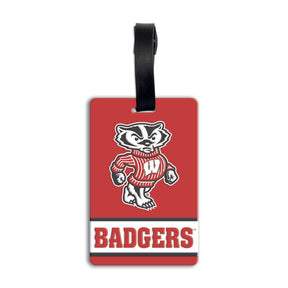 Wisconsin Badgers PVC Luggage Bag Tag