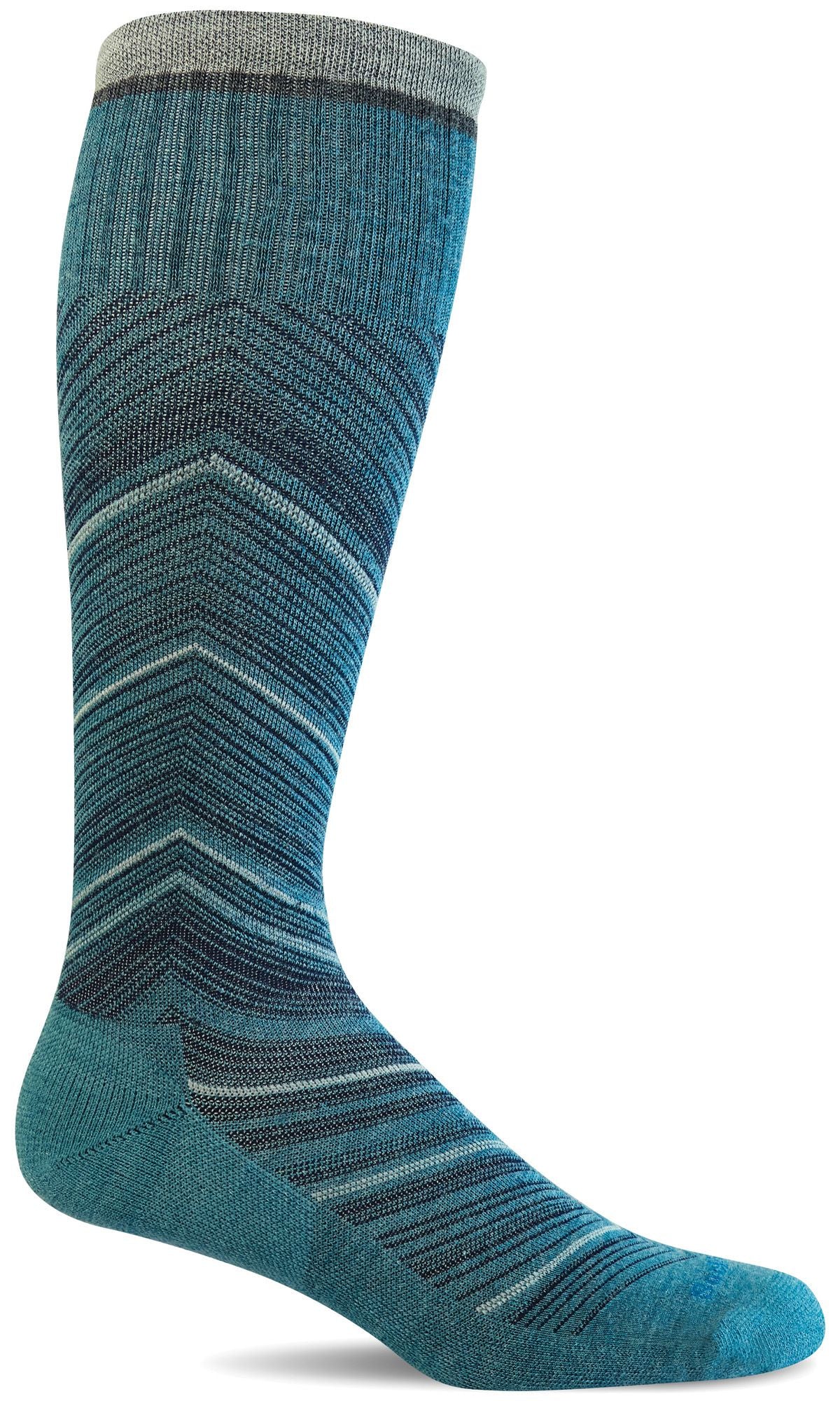 Women's Full Flattery | Moderate Graduated Compression Socks - Wide Calf Fit by Sockwell