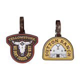 Yellowstone Dutton Ranch Luggage 2-Piece Tags