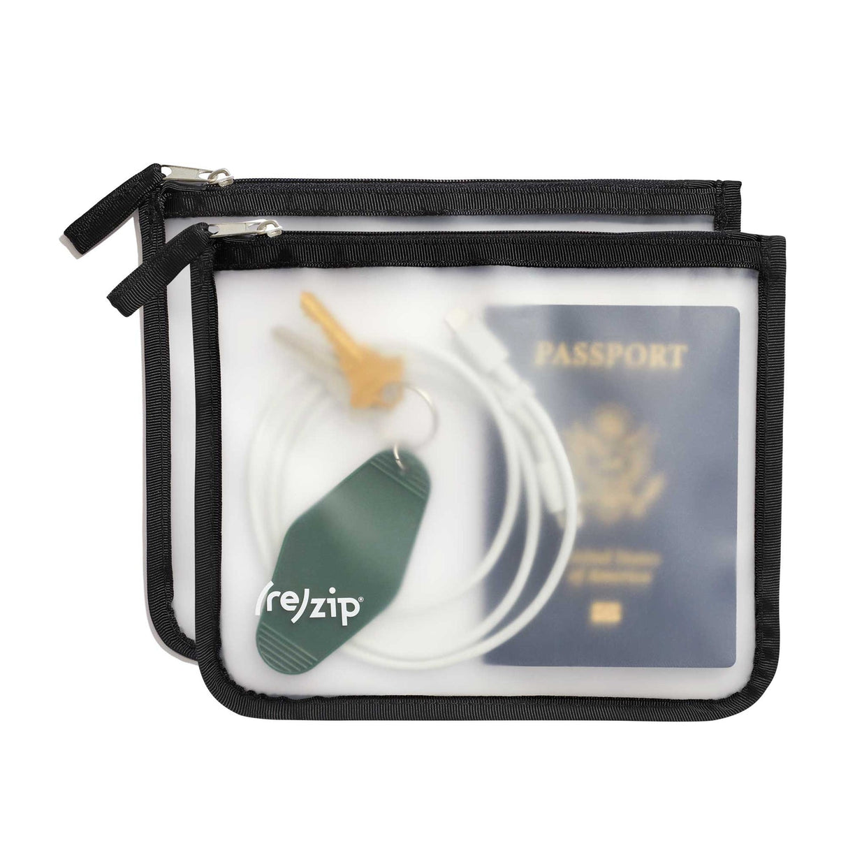 Zippered Medium Bag 2-Pack by Rezip