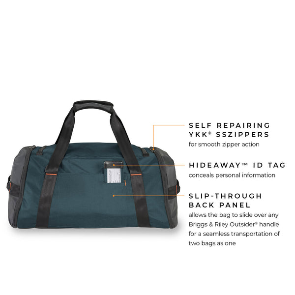 ZDX Collection Large Travel Duffle by Briggs & Riley (ZXD175) - Close out Priced ( NO RETURNS as of 6-24-25)