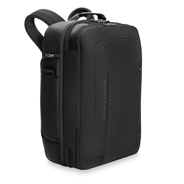 Briggs & Riley ZDX Large Convertible Backpack/Duffle in Black - 3/4 view