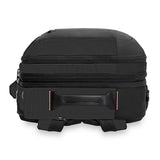 Briggs & Riley ZDX Large Convertible Backpack/Duffle in Black - Top View, Converted to Briefcase/Duffle Mode