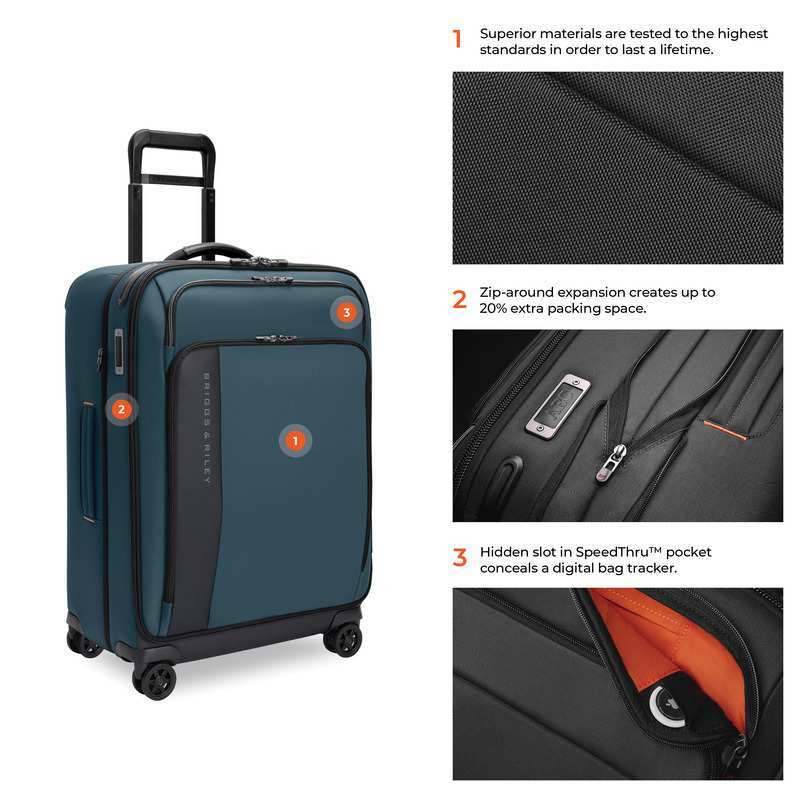 ZDX Collection 26" Medium Expandable Spinner by Briggs & Riley  (ZXU226SPX)