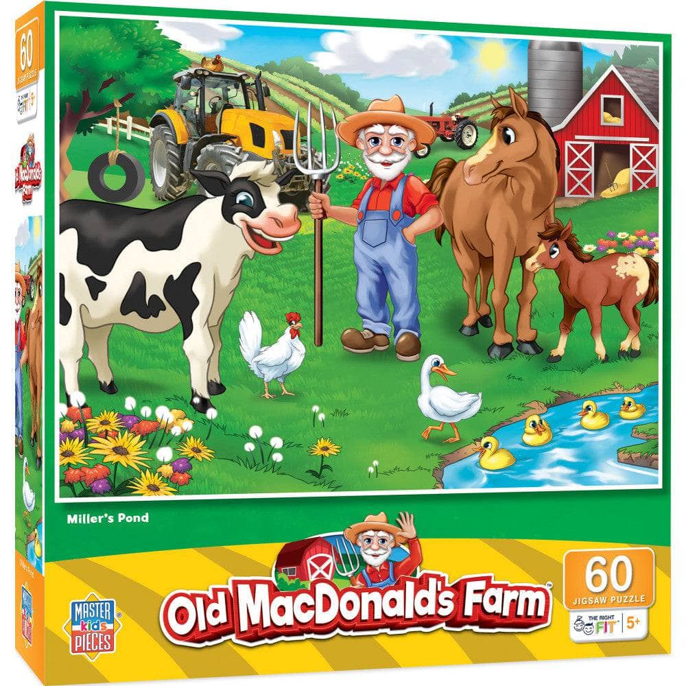 Old MacDonald's Farm - Miller's Pond 60 Piece Jigsaw Puzzle