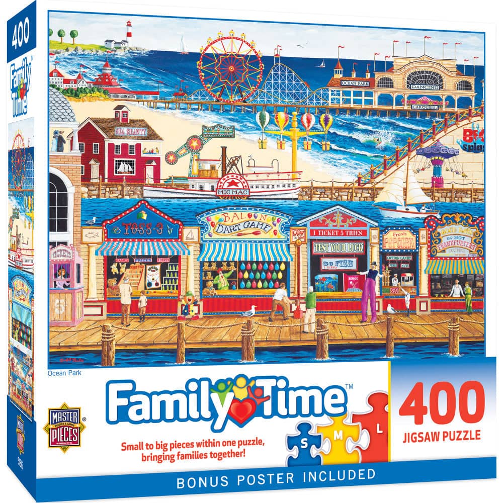 Family Time - Ocean Park 400 Piece Jigsaw Puzzle