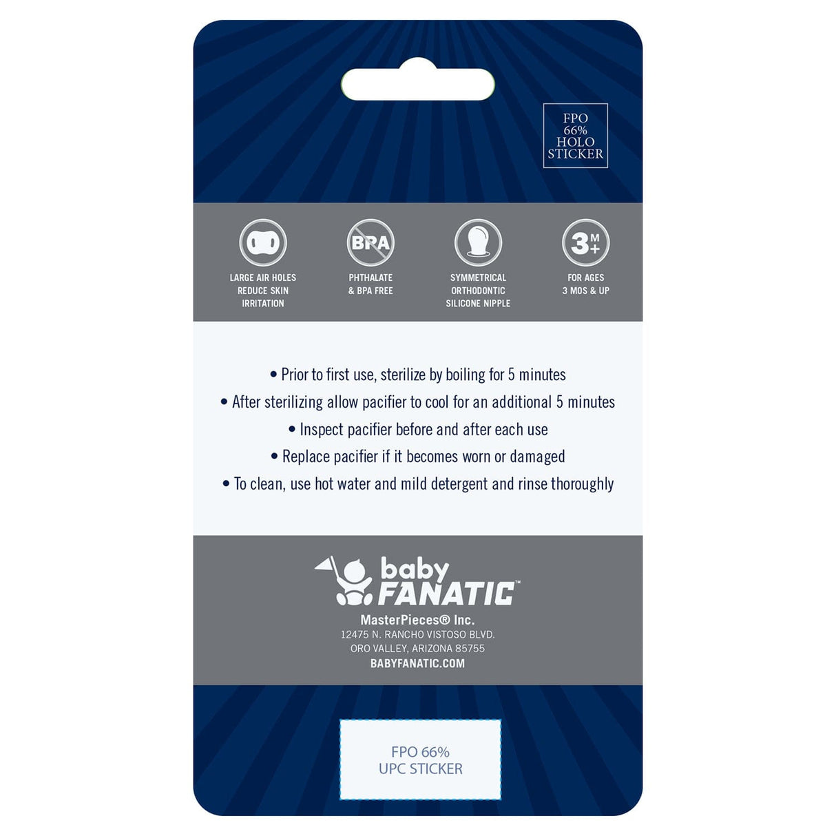 Smokey Bear - Pacifier 2-Pack