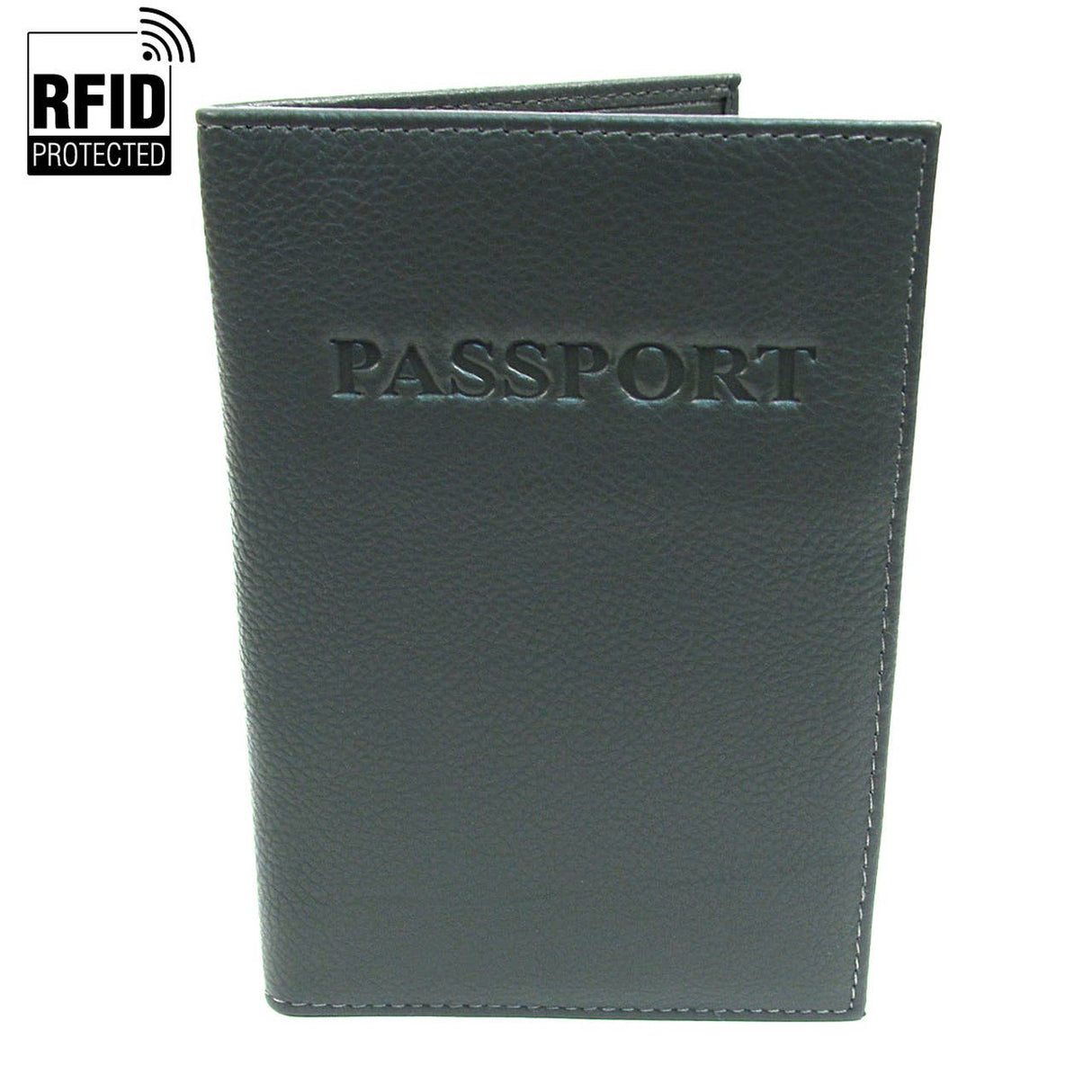 RFID Genuine Leather Passport Case