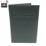 RFID Genuine Leather Passport Case