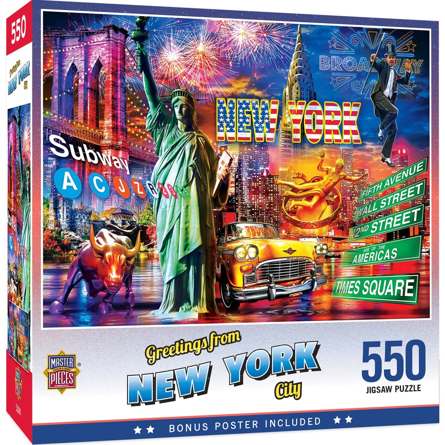 雪の豪奢 550 - City York New From Greetings Piece Puzzle Jigsaw ジグソーパズル