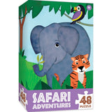 Space Savers - Safari Adventures 48 Piece Value Puzzle