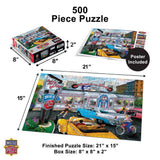 Drive-Ins, Diners & Dives - Rock & Rolla Diner 500 Piece Jigsaw Puzzle