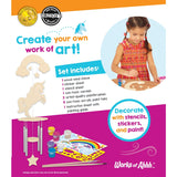 Unicorn Wind Chime Wood Craft & Paint Kit