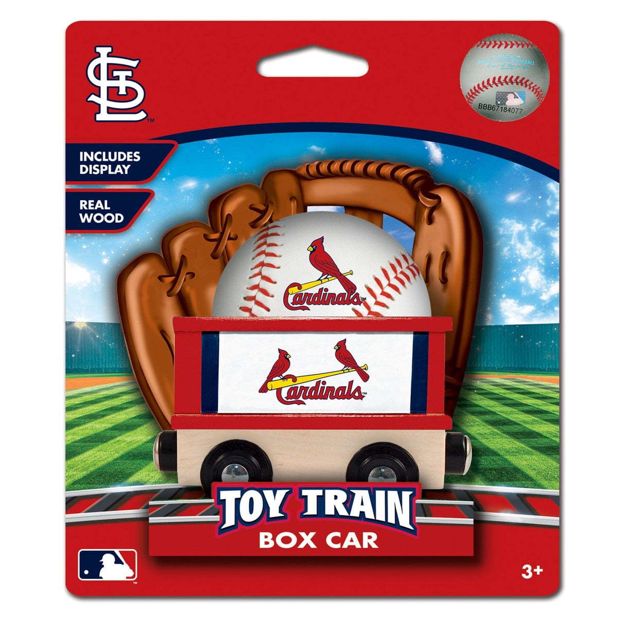 St. Louis Cardinals Toy Train Box Car