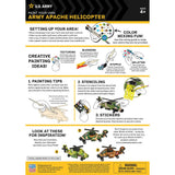 U.S. Army - Apache Helicopter Wood Craft & Paint Kit